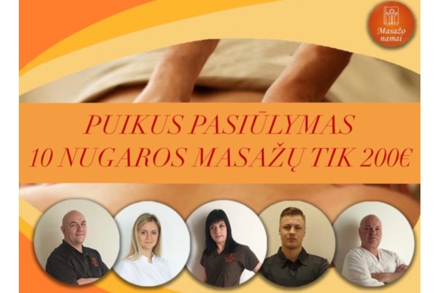 Gydomasis masažas gerina ir stiprina visas organizmo funkcijas