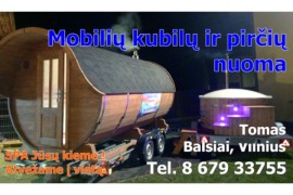  Mobilaus kubilo ir pirties nuoma Vilniuje – Jūsų nepamirštamam poilsiui ištisus metus