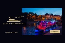 Vilnius-Katamaran.LT sezonas jau atidarytas! Ar jau išbandėte šią nepamirštamą pramogą ant vandens?